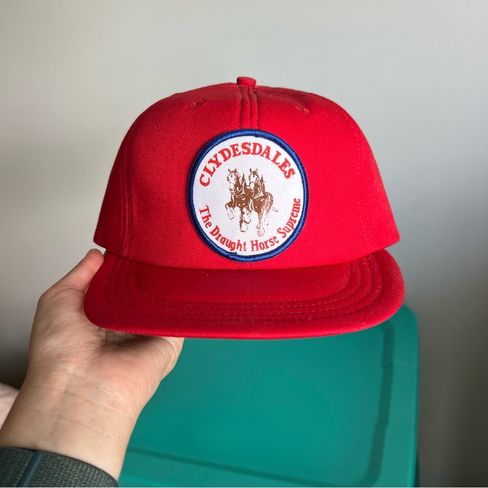 VTG Budweiser Clydesdales Red Hat - Picture 1 of 4